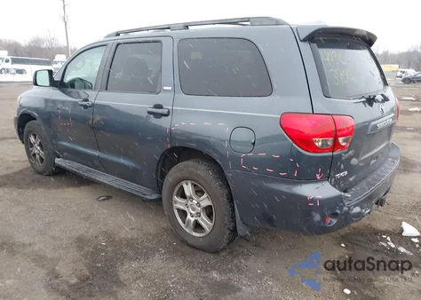 2008 Toyota Sequoia Sr5 5.7L V8 z USA, uszkodzony, nr VIN 5TDZY64A98S011223